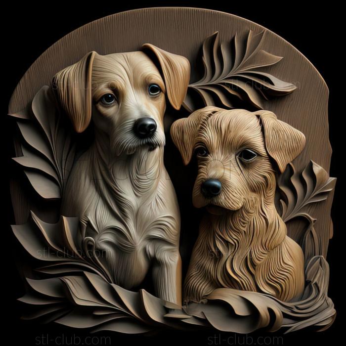 3D model st dogs (STL)